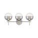 Eurofase 48914 Iissa 3-lt 24" LED Vanity Light - Smoke Glass