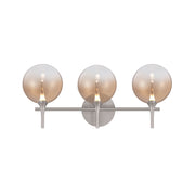 Eurofase 48914 Iissa 3-lt 24" LED Vanity Light - Amber Glass