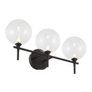 Eurofase 48915 Iissa 3-lt 24" LED Vanity Light - Clear Glass