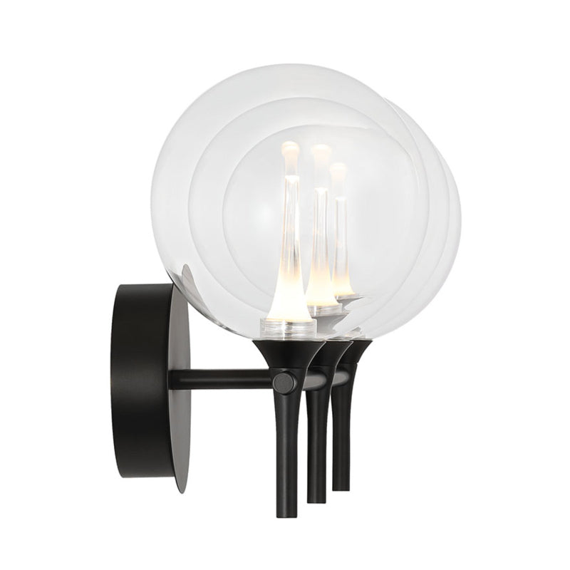 Eurofase 48915 Iissa 3-lt 24" LED Vanity Light - Clear Glass