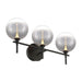 Eurofase 48915 Iissa 3-lt 24" LED Vanity Light - Smoke Glass