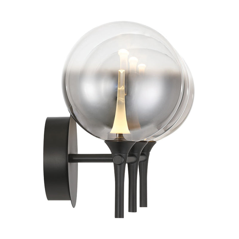 Eurofase 48915 Iissa 3-lt 24" LED Vanity Light - Smoke Glass