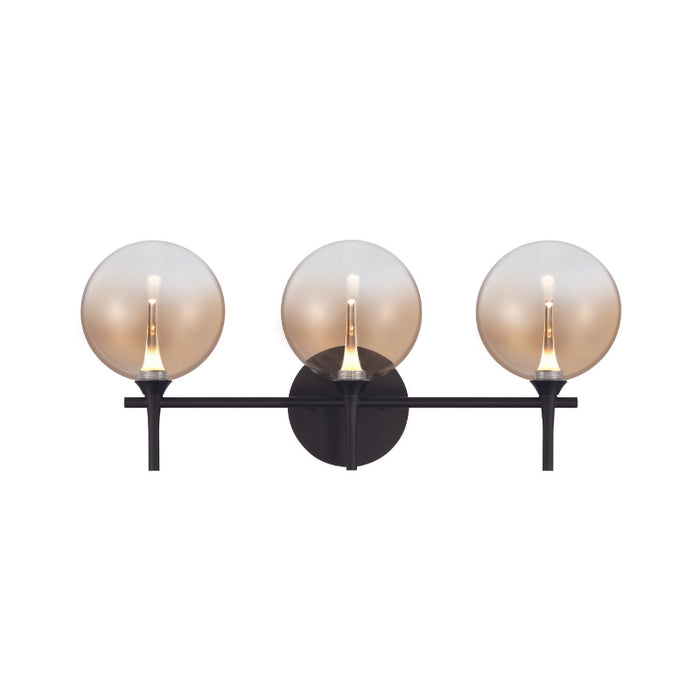 Eurofase 48915 Iissa 3-lt 24" LED Vanity Light - Amber Glass