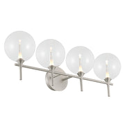 Eurofase 48917 Iissa 4-lt 30" LED Vanity Light - Clear Glass