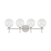 Eurofase 48917 Iissa 4-lt 30" LED Vanity Light - Clear Glass