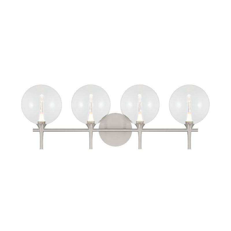 Eurofase 48917 Iissa 4-lt 30" LED Vanity Light - Clear Glass