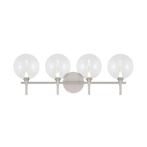 Eurofase 48917 Iissa 4-lt 30" LED Vanity Light - Clear Glass