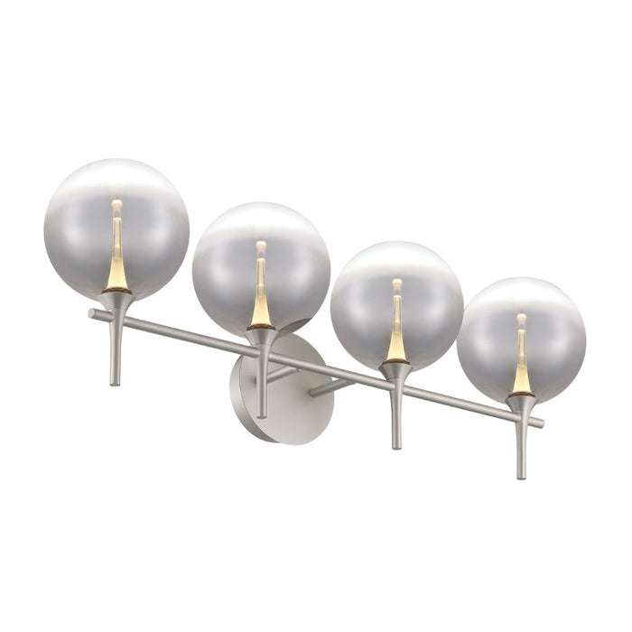 Eurofase 48917 Iissa 4-lt 30" LED Vanity Light - Smoke Glass