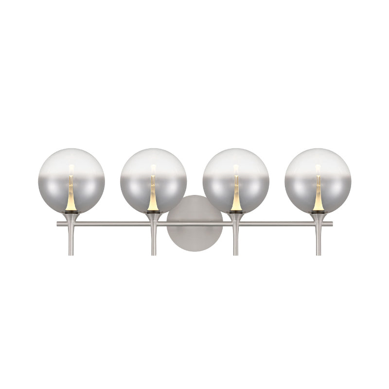 Eurofase 48917 Iissa 4-lt 30" LED Vanity Light - Smoke Glass