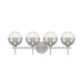 Eurofase 48917 Iissa 4-lt 30" LED Vanity Light - Smoke Glass