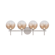 Eurofase 48917 Iissa 4-lt 30" LED Vanity Light - Amber Glass