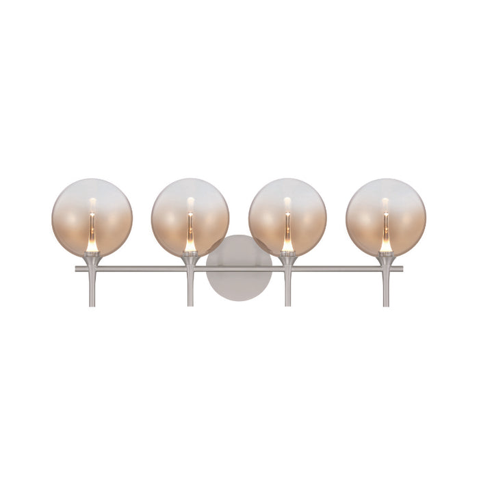 Eurofase 48917 Iissa 4-lt 30" LED Vanity Light - Amber Glass