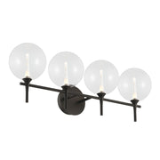 Eurofase 48918 Iissa 4-lt 30" LED Vanity Light - Clear Glass