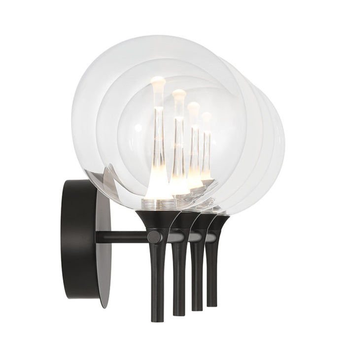 Eurofase 48918 Iissa 4-lt 30" LED Vanity Light - Clear Glass