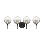 Eurofase 48918 Iissa 4-lt 30" LED Vanity Light - Smoke Glass