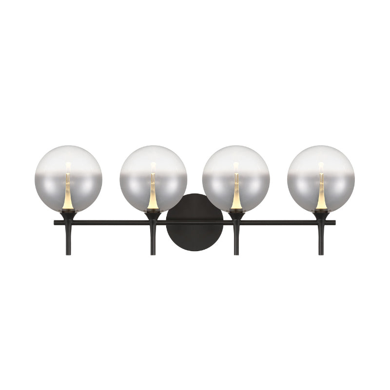 Eurofase 48918 Iissa 4-lt 30" LED Vanity Light - Smoke Glass