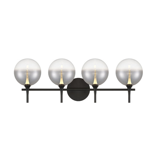Eurofase 48918 Iissa 4-lt 30" LED Vanity Light - Smoke Glass