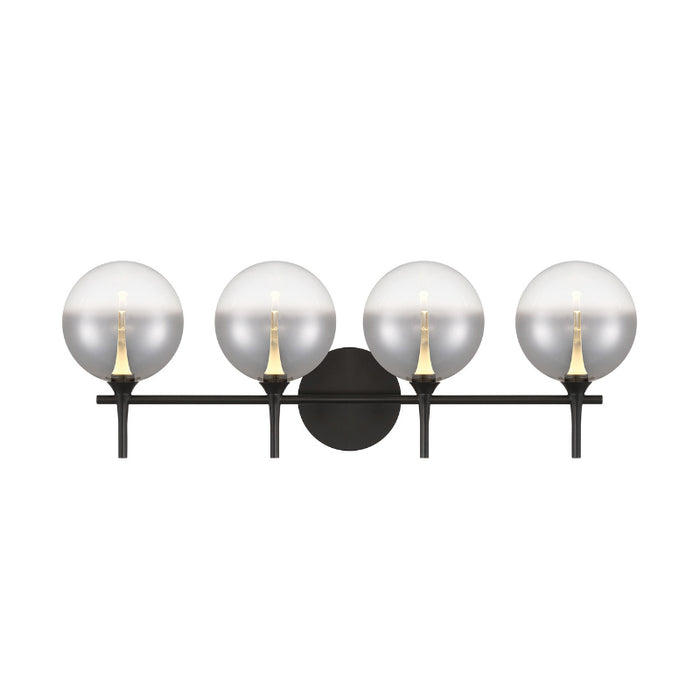 Eurofase 48918 Iissa 4-lt 30" LED Vanity Light - Smoke Glass