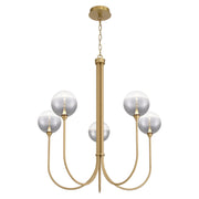 Eurofase 48922 Iissa 5-lt 34" LED Chandelier - Smoke Glass