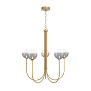 Eurofase 48922 Iissa 5-lt 34" LED Chandelier - Smoke Glass