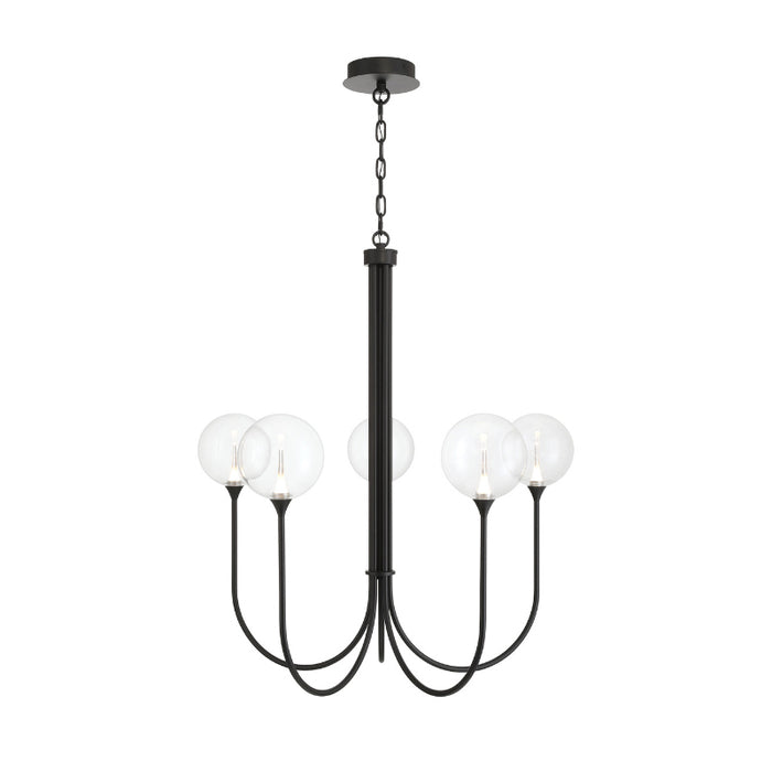 Eurofase 48923 Iissa 5-lt 34" LED Chandelier - Clear Glass
