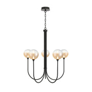 Eurofase 48923 Iissa 5-lt 34" LED Chandelier - Amber Glass