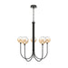 Eurofase 48923 Iissa 5-lt 34" LED Chandelier - Amber Glass