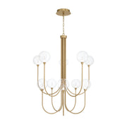 Eurofase 48925 Iissa 10-lt 40" LED Chandelier - Clear Glass