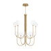Eurofase 48925 Iissa 10-lt 40" LED Chandelier - Clear Glass