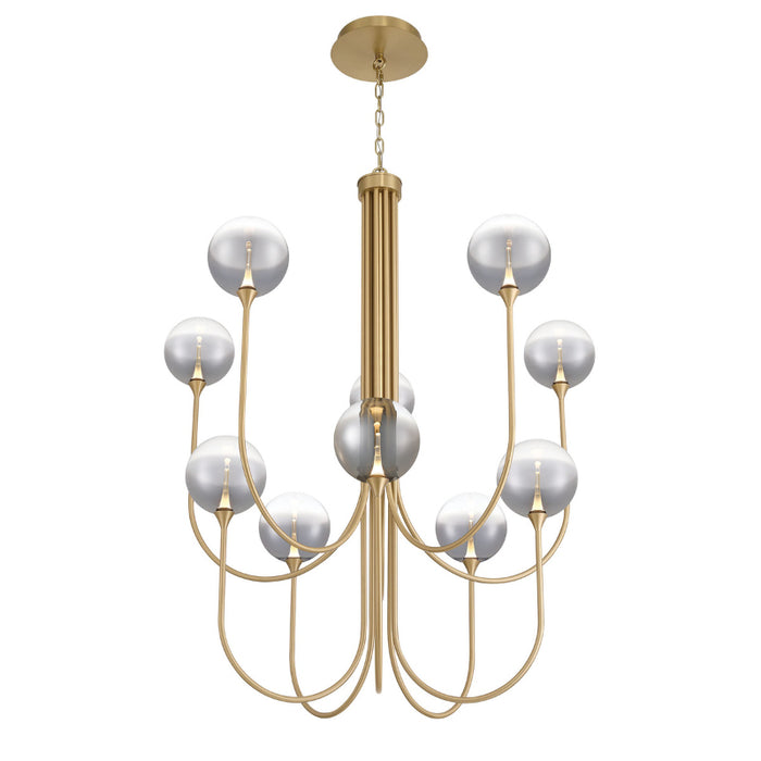 Eurofase 48925 Iissa 10-lt 40" LED Chandelier - Smoke Glass