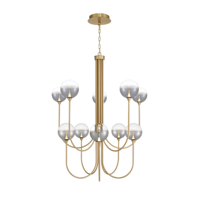 Eurofase 48925 Iissa 10-lt 40" LED Chandelier - Smoke Glass