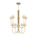 Eurofase 48925 Iissa 10-lt 40" LED Chandelier - Amber Glass