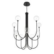 Eurofase 48926 Iissa 10-lt 40" LED Chandelier - Clear Glass