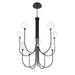 Eurofase 48926 Iissa 10-lt 40" LED Chandelier - Clear Glass