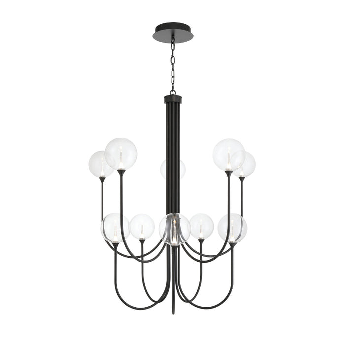 Eurofase 48926 Iissa 10-lt 40" LED Chandelier - Clear Glass