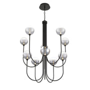 Eurofase 48926 Iissa 10-lt 40" LED Chandelier - Smoke Glass