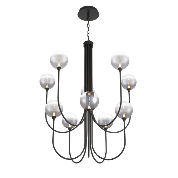 Eurofase 48926 Iissa 10-lt 40" LED Chandelier - Smoke Glass
