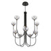 Eurofase 48926 Iissa 10-lt 40" LED Chandelier - Smoke Glass