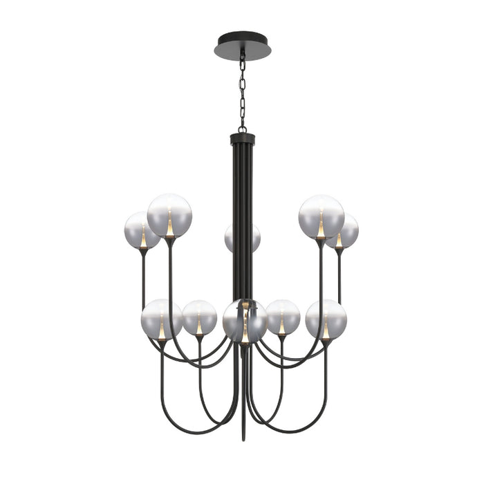 Eurofase 48926 Iissa 10-lt 40" LED Chandelier - Smoke Glass