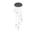 Eurofase 48930 Iissa 7-lt 21" LED Multi Drop Chandelier - Clear Glass