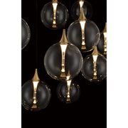 Eurofase 48932 Iissa 10-lt 47" LED Multi Drop Chandelier - Clear Glass