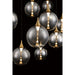 Eurofase 48932 Iissa 10-lt 47" LED Multi Drop Chandelier - Smoke Glass