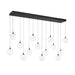 Eurofase 48939 Iissa 14-lt 72" LED Multi Drop Chandelier - Clear Glass