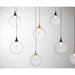 Eurofase 48940 Iissa 14-lt 72" LED Multi Drop Chandelier - Clear Glass