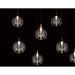 Eurofase 48940 Iissa 14-lt 72" LED Multi Drop Chandelier - Clear Glass