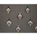 Eurofase 48940 Iissa 14-lt 72" LED Multi Drop Chandelier - Smoke Glass
