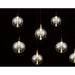 Eurofase 48940 Iissa 14-lt 72" LED Multi Drop Chandelier - Smoke Glass