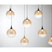 Eurofase 48940 Iissa 14-lt 72" LED Multi Drop Chandelier - Amber Glass