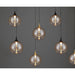 Eurofase 48940 Iissa 14-lt 72" LED Multi Drop Chandelier - Amber Glass