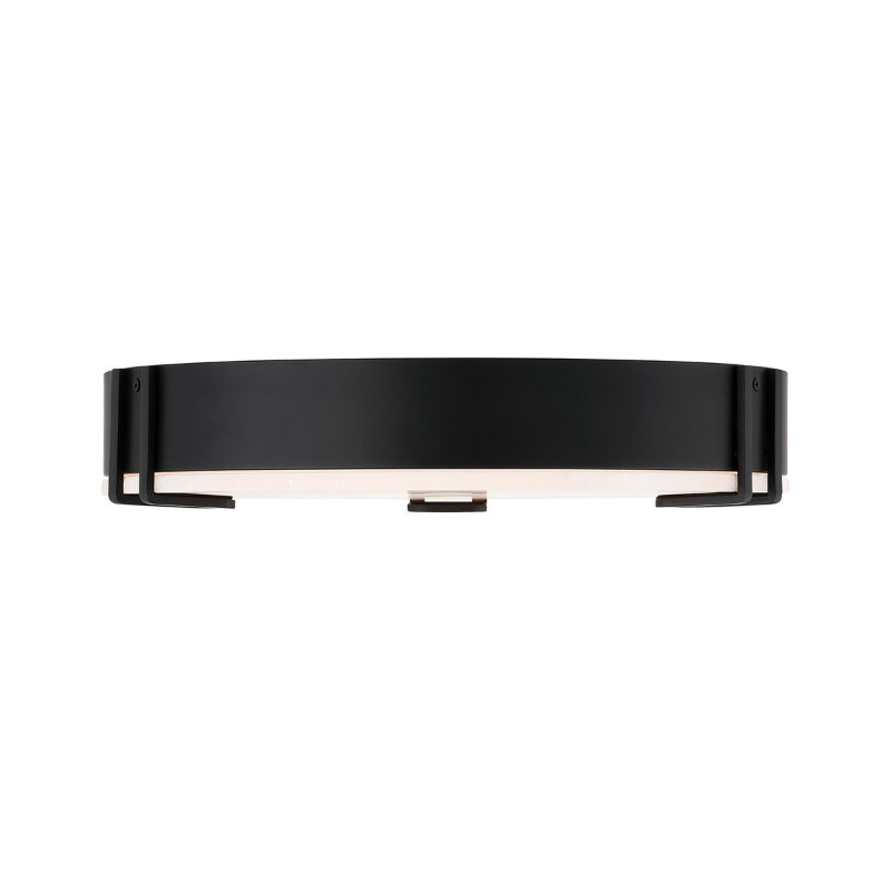 Eurofase 48958 Noga 1-lt 16" LED Flush Mount - Matte Black